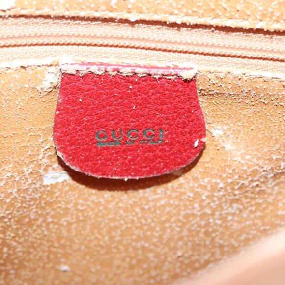 GUCCI Bamboo Hand Bag Leather Red Gold 002 2853 0260 0 - Picture 14 of 16
